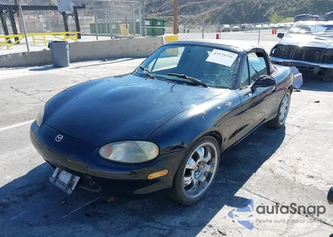 1999 Mazda Mx-5 Miata Leather Pkg/Popular Equipment Pkg/Sports Pkg/Touring Pkg z USA, uszkodzony, nr VIN JM1NB3534X0100990